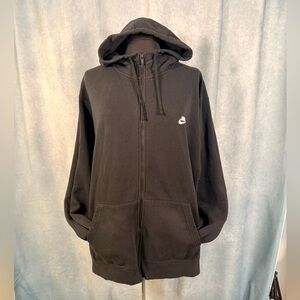 Men’s Nike black zip hoodie Big and Tall size 4XLT